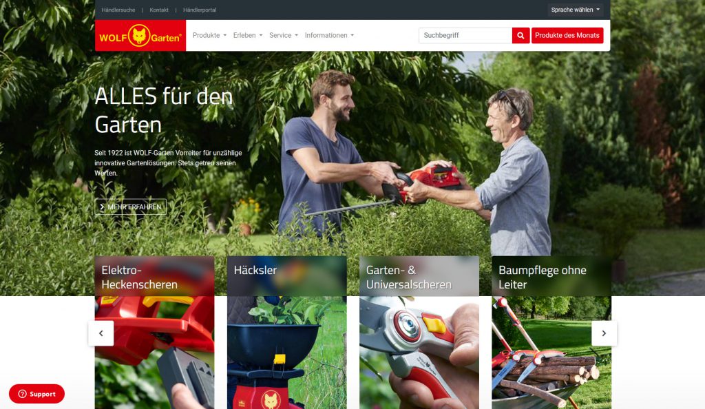 Referenz Wolf Garten