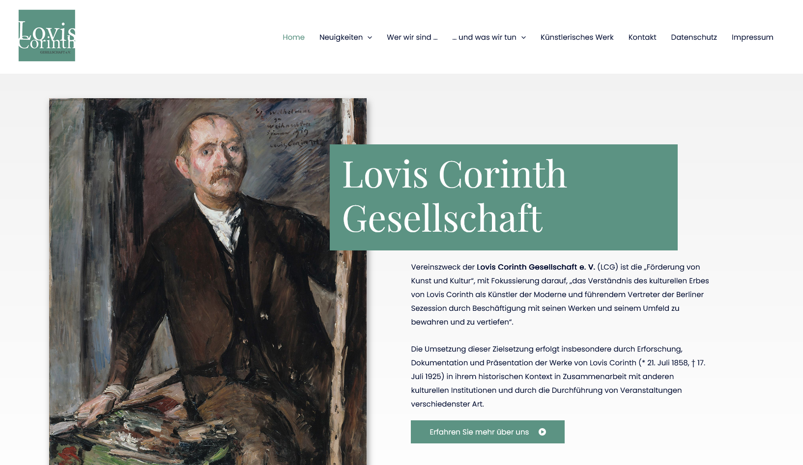Startseite Lovis Corinth Gesellschaft